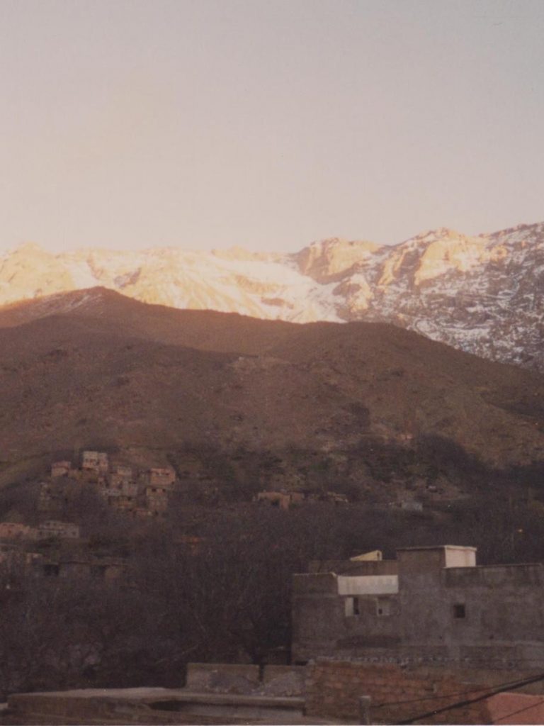 La Cordillera del Atlas desde Imlil