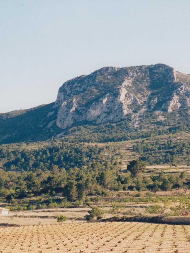 La Peña de La Mina desde las inmediaciones de la Rambla Fonda