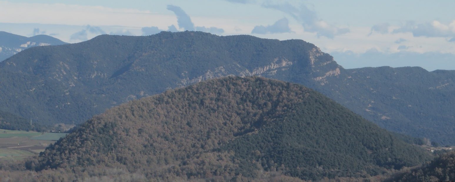 Delante el Volcán El Croscat