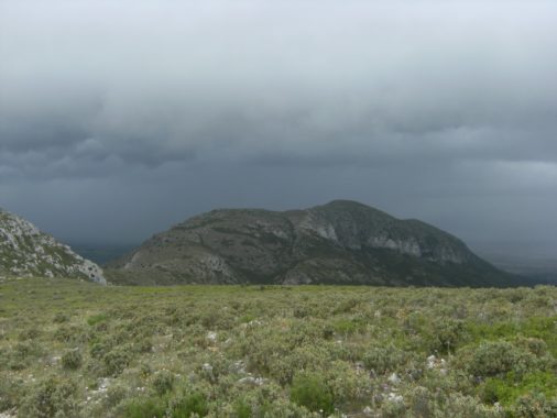 La tormenta sobre el Puig Rodó