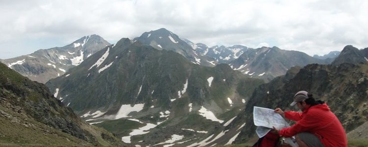 Joaquín en el Coll de La Llaguna