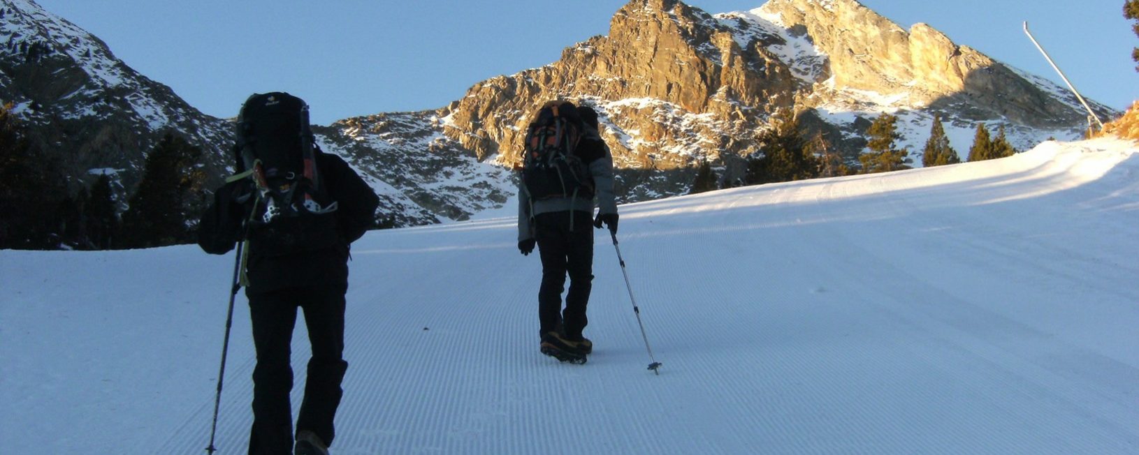 Por las pistas de esquí de Vallter