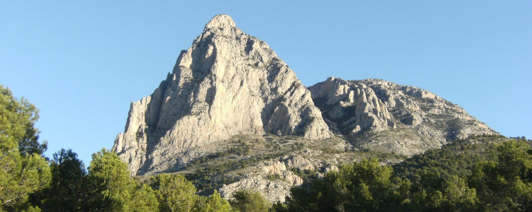 Puig Campana desde la Font del Molí