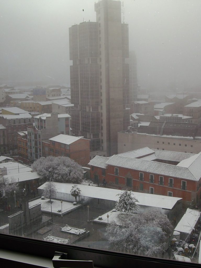 La Paz nevada