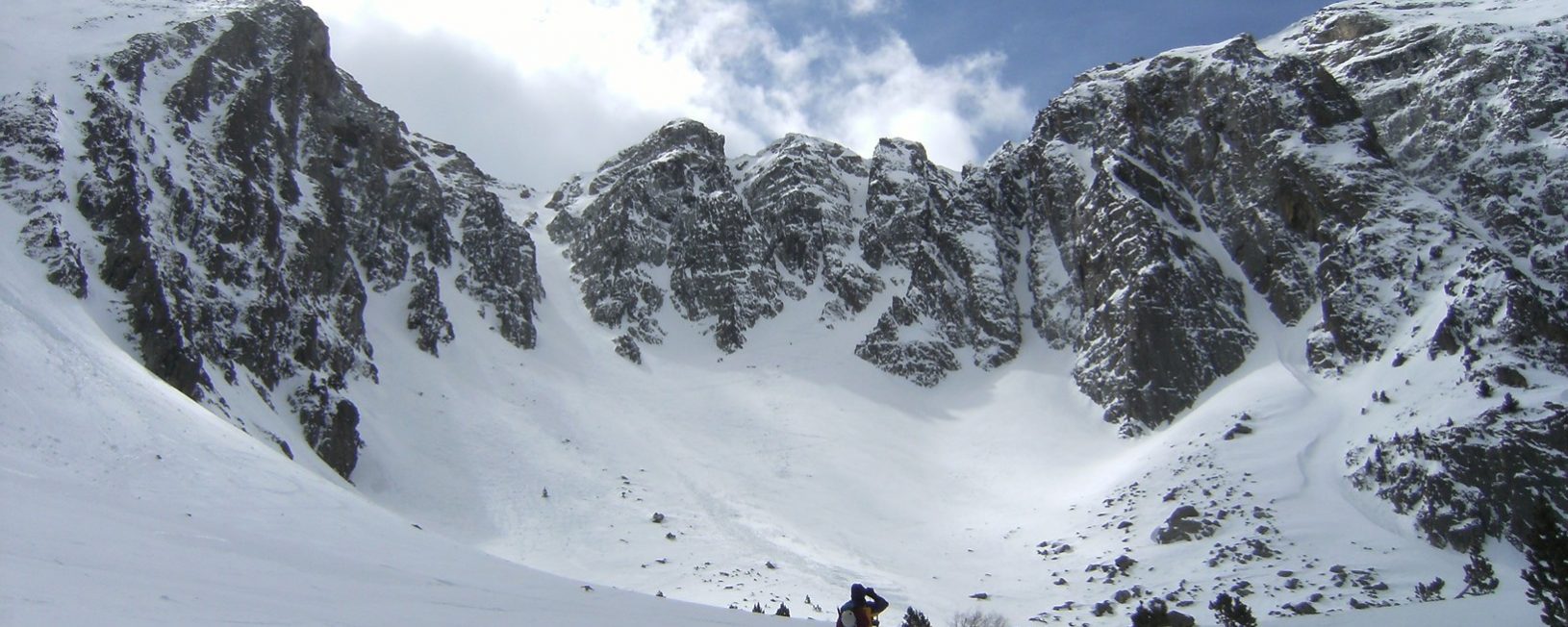 Toni llegando al Circo de Cambre d’Aze