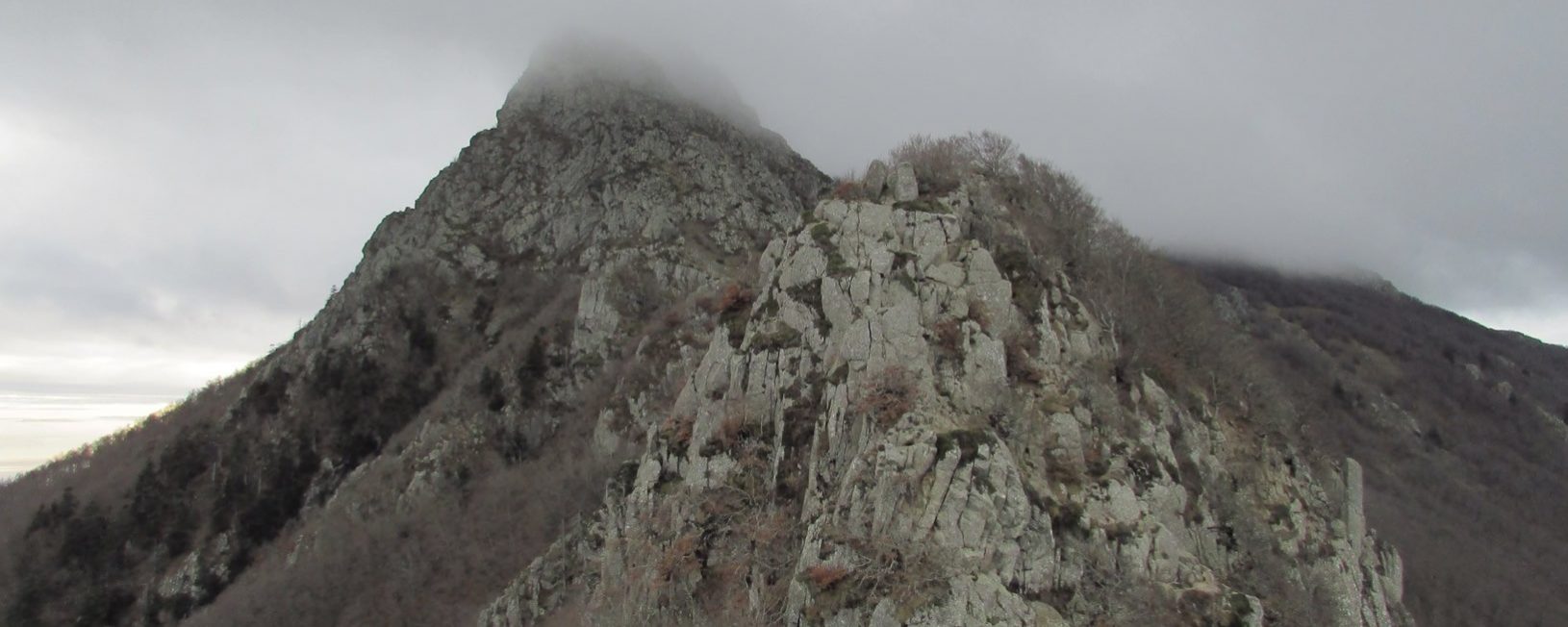 Comienzo de la cresta de Els Castellets