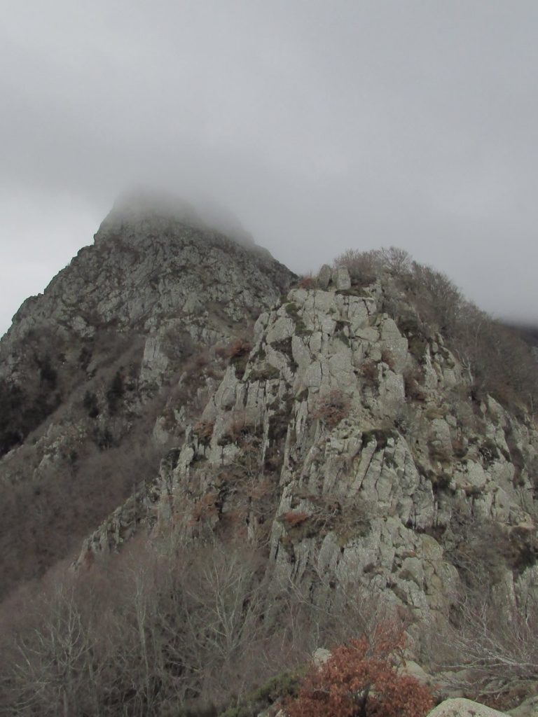 Comienzo de la cresta de Els Castellets