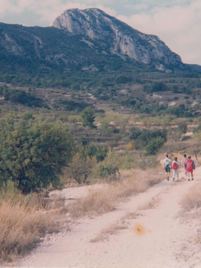 Delante la Peña de La Mina
