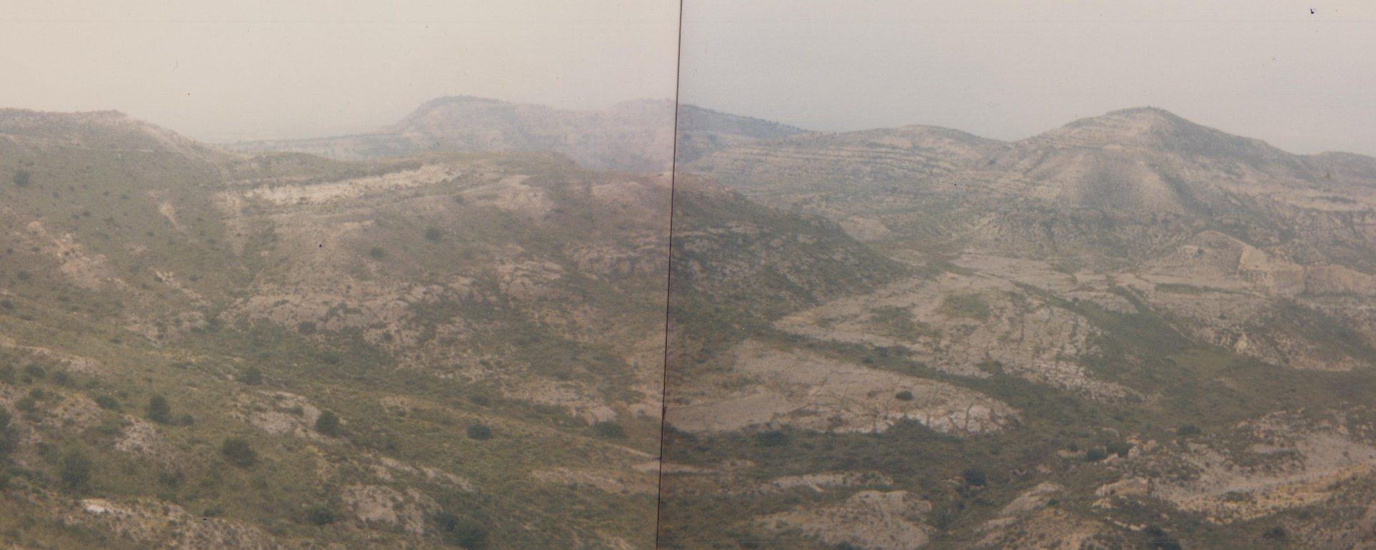 Panóramica de Las Escoteras con el Cabezo de Los Mozos a la derecha