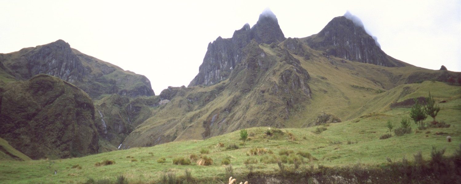 Cerca de las Lagunas de Atillo en el P.N. Sangay